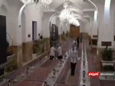 خانواده شهدا و جانبازان مدافع حرم مهمان سفره امام رئوف
