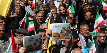 حماسه حضور مردم مشهد در روز قدس