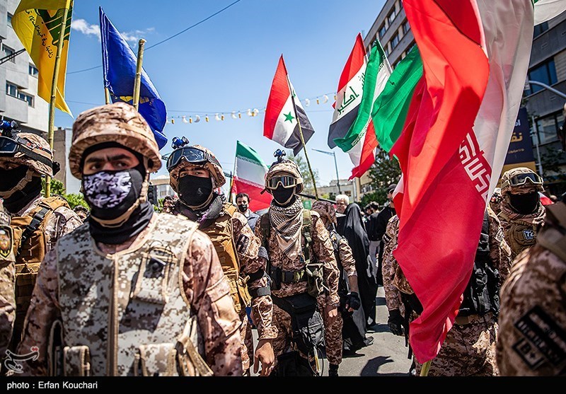 سپاهیان محمد رسول الله در راهپیمایی روز جهانی قدس در تهران