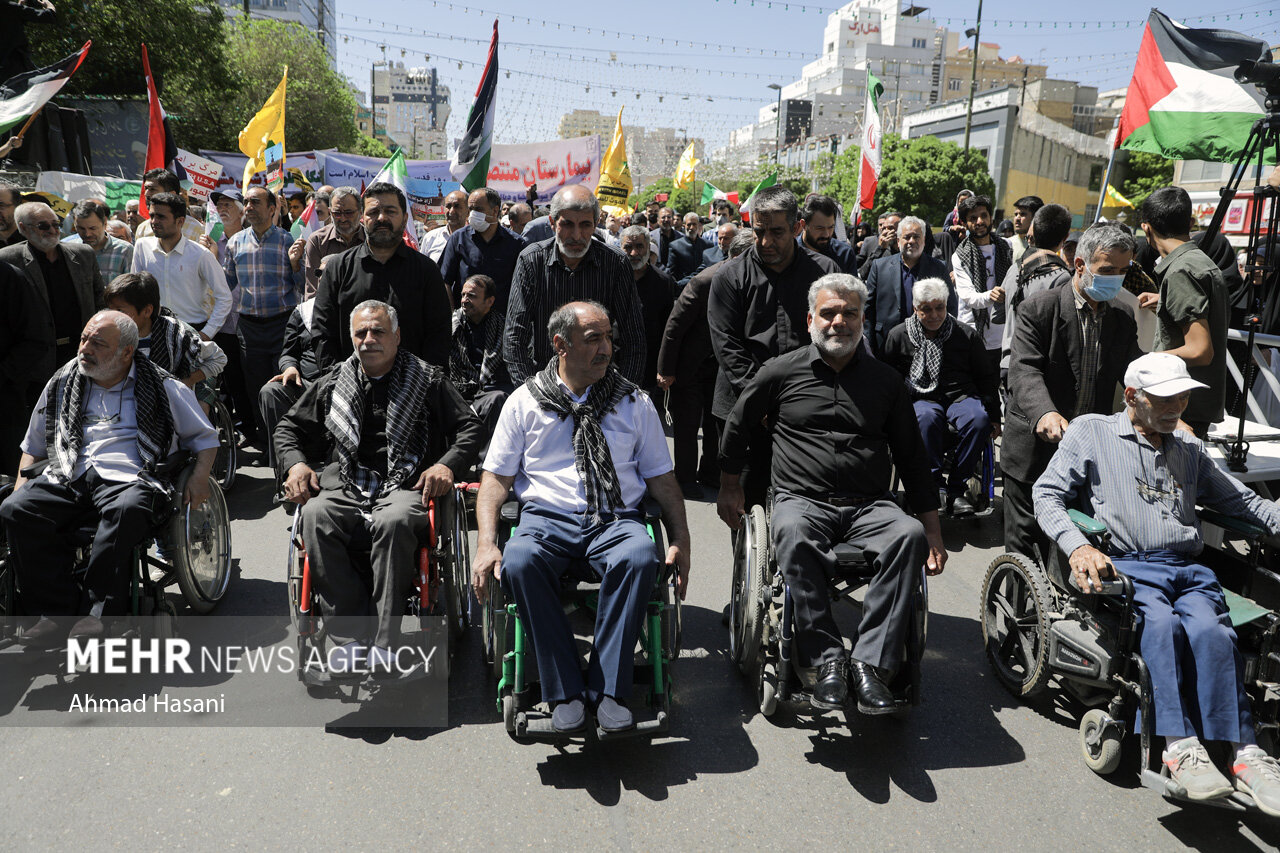 عکس/ راهپیمایی روز جهانی قدس در مشهد مقدس