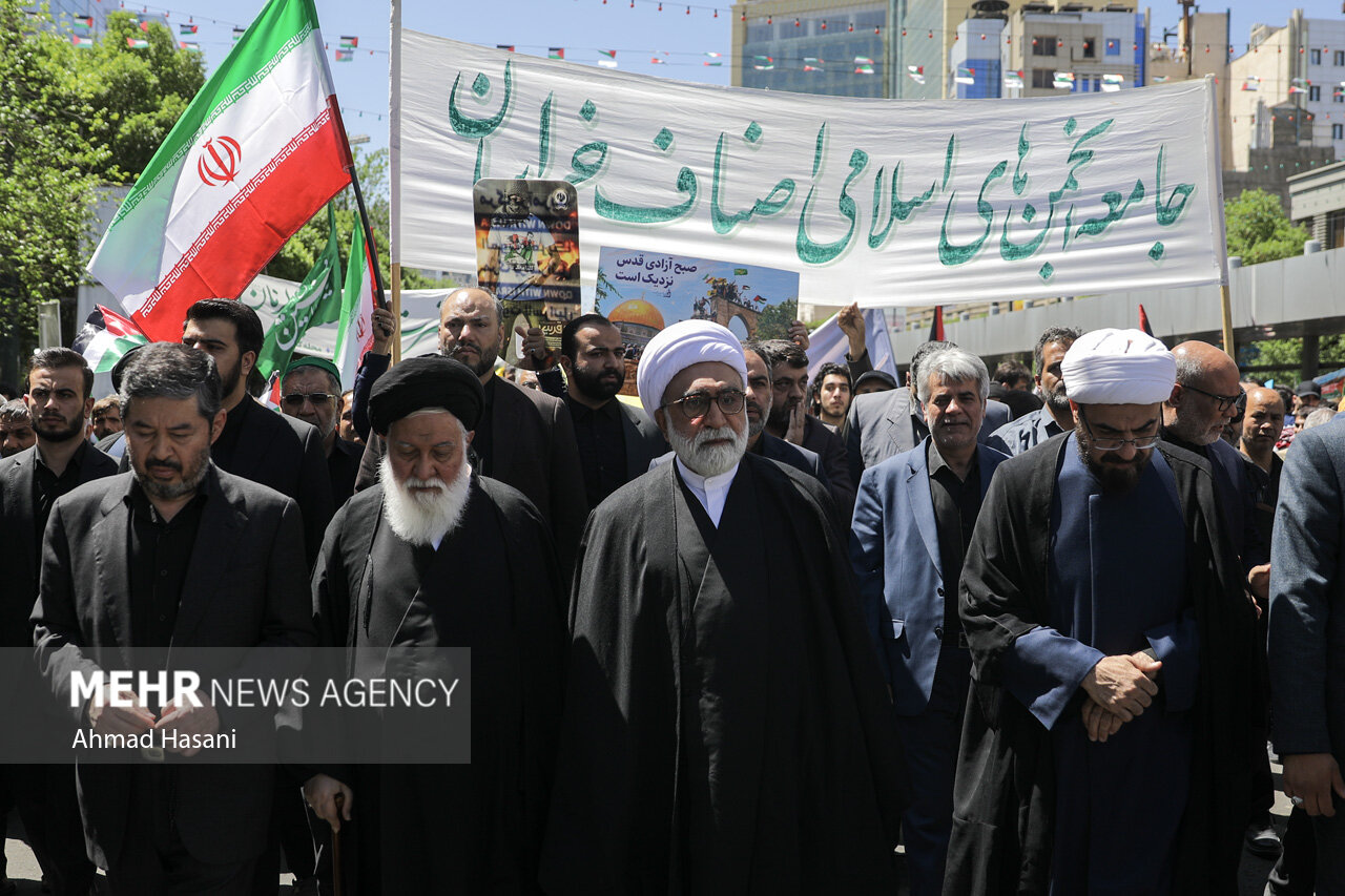 عکس/ راهپیمایی روز جهانی قدس در مشهد مقدس