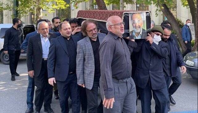 پیکر عماد افروغ در دانشگاه تهران تشییع شد