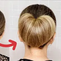 بستن موها به روشی ساده و زیبا