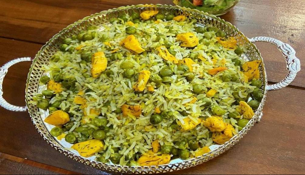 طرز تهیه‌ی شویدپلو با نخودفرنگی