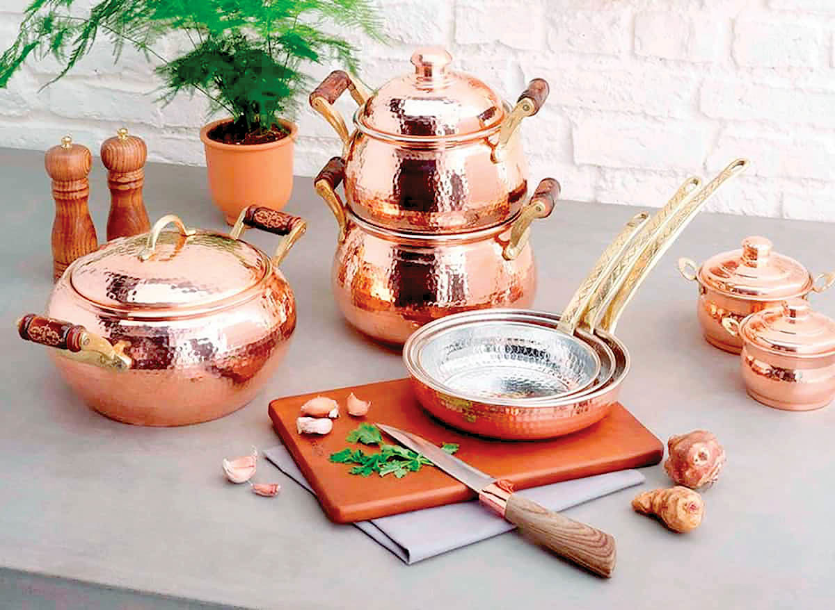 ۵ روش برای براق کردن ظروف مسی