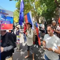 تظاهرات مردم سیدنی علیه ناتو