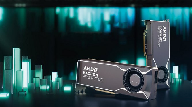 AMD دو کارت گرافیک حرفه‌ای Radeon Pro W7900 و W7800 را به بازار عرضه کرد