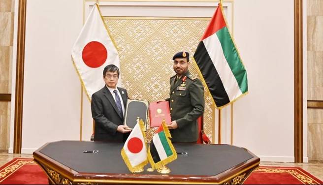 امارات و ژاپن توافقنامه نظامی امضا کردند