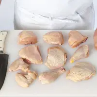 خرد کردن ران مرغ به دو روش