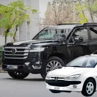 اگر در دوراهی خریدن «206» یا «لندکروز» مانده‌اید، این ویدئو را ببینید!