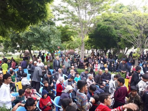 استقبال مردم کردستان از پرچم حرم رضوی