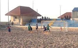 ورزشگاه ساحلی گناوه برای مسابقات لیگ برتر آماده شد