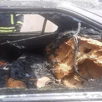 انفجار پاوربانک موبایل یک خودرو را در رشت به آتش کشید