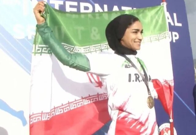 دختر دونده ایران رکورد ملی 100 متر را شکست