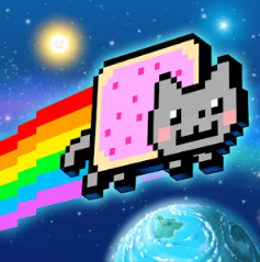 بازی/ Nyan Cat: Lost In Space؛ گربه گرسنه در فضا