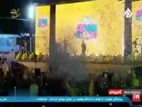 تصاویری از اجتماع بزرگ امام رضایی‌ها با حضور گسترده مردم در میدان خراسان تهران