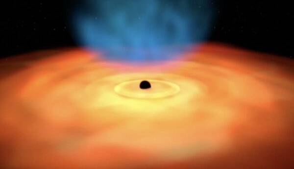خروج اشعه های ایکس از یک سیاهچاله رصد شد  