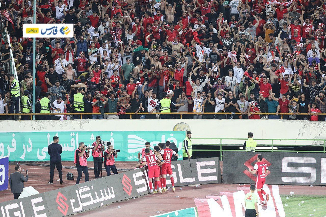 عکس/ شادی پس از گل قهرمانی پرسپولیس