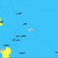 چهار شهر اصفهان همچنان در وضعیت زرد کرونایی