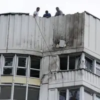 عکس/ آثار حمله پهپادی اوکراین به پایتخت روسیه