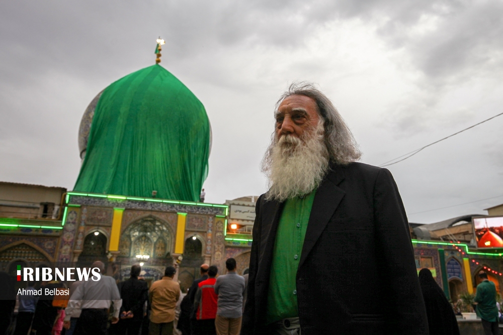 آیین رونمایی از گنبد جدید حرم حضرت طاهربن زین العابدین (ع)