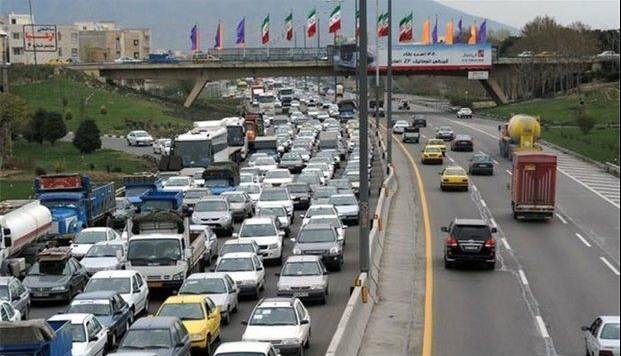 ترافیک سنگین در آزادراه‌های البرز