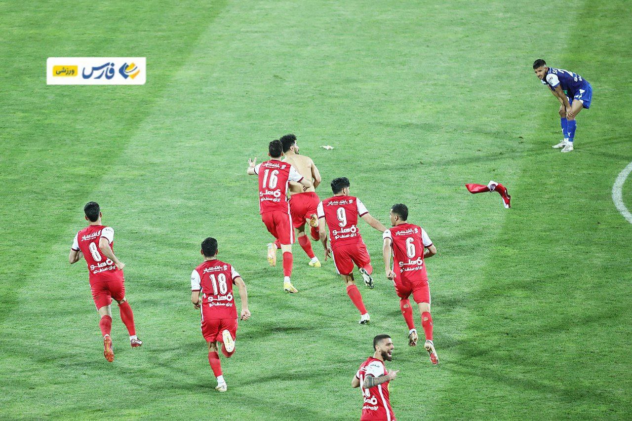 عکس/ شادی پس از گل قهرمانی پرسپولیس