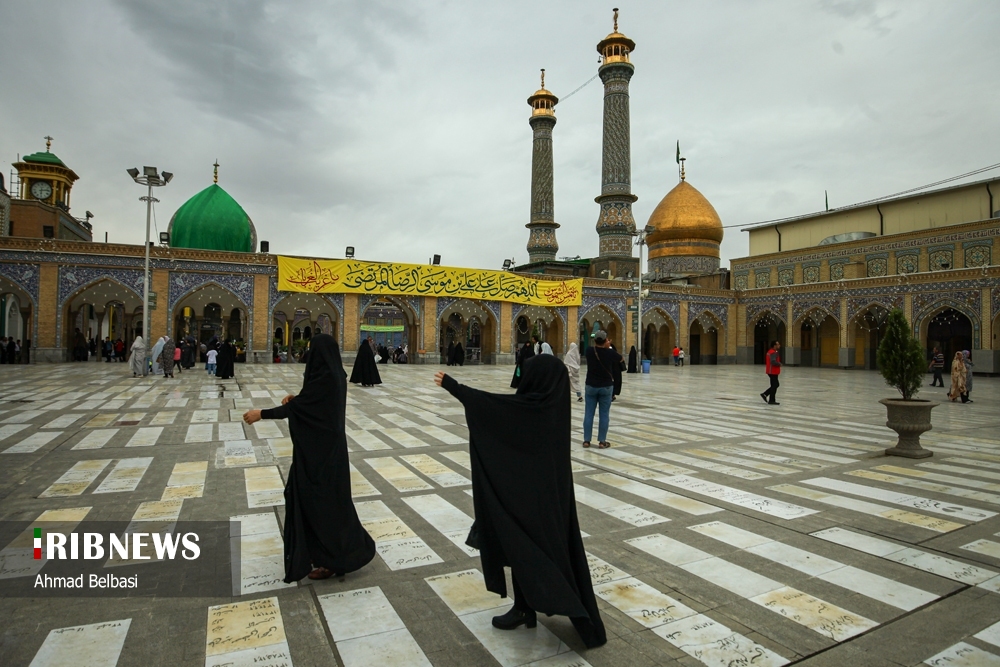 آیین رونمایی از گنبد جدید حرم حضرت طاهربن زین العابدین (ع)