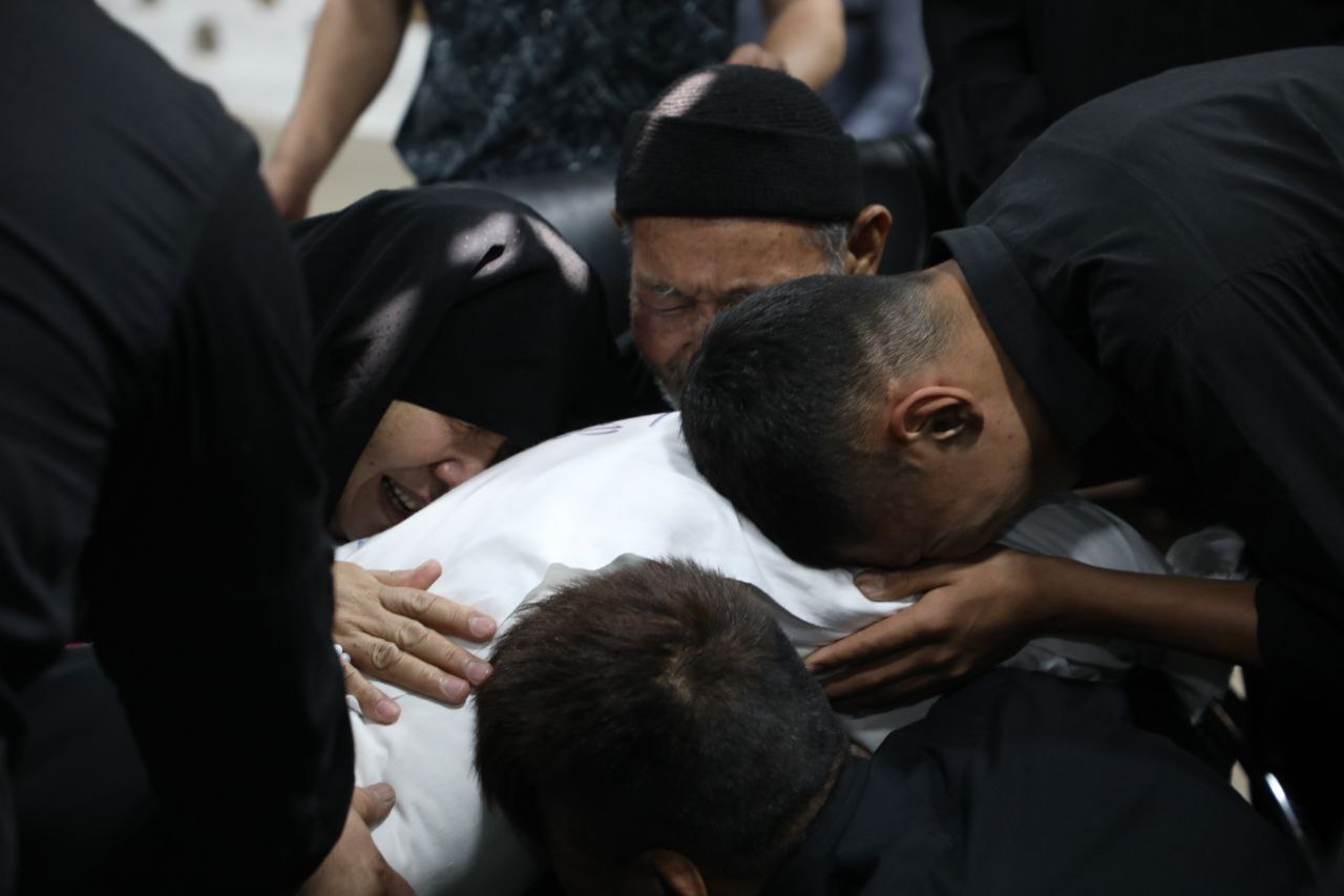 وداع با پیکر مطهر شهید فاطمیون «محمد جعفری»