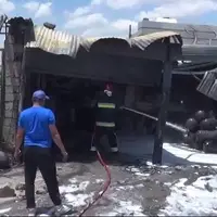 انفجار در انبار سیلندر گاز مایع دیواندره حادثه آفرید