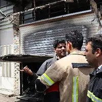 آتش‌سوزی در کارگاه سپرسازی مهار شد