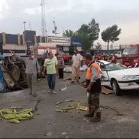 تصادف زنجیره‌ای در جاده بین‌المللی گلستان