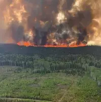 بزرگترین آتش‌سوزی طبیعی‌ در شرق کانادا؛ ۵۰ ساختمان خاکستر شد