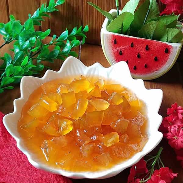 طرز تهیه مربای پوست هندوانه