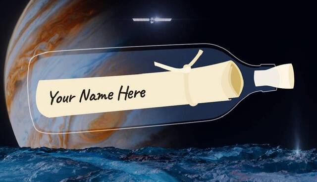نام خود را به قمر سیاره «مشتری» بفرستید