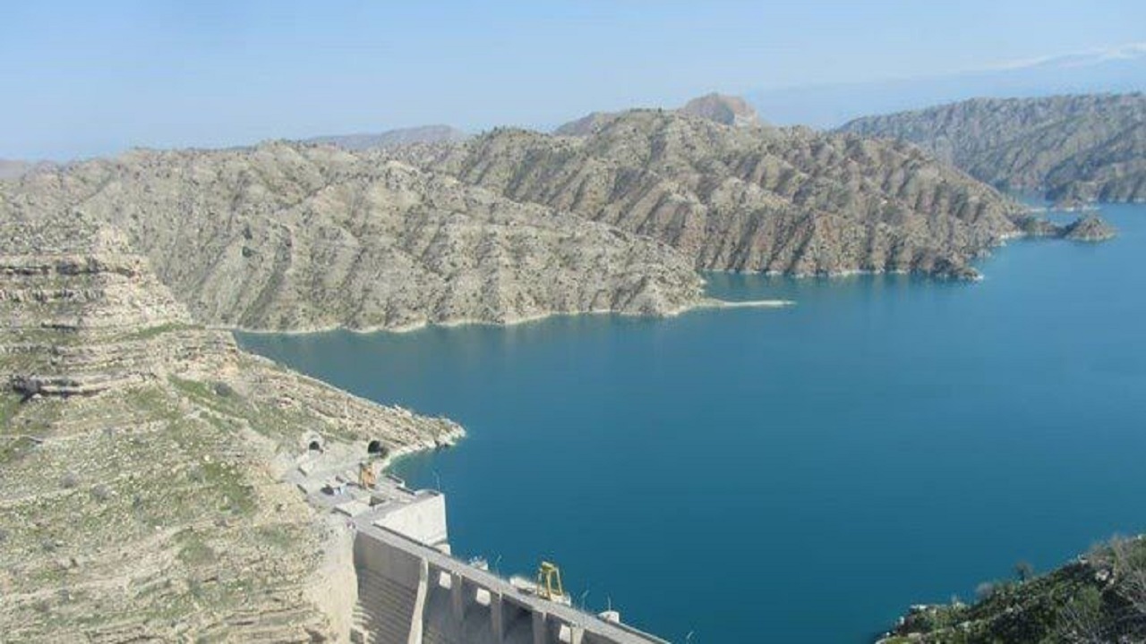 حجم مخزن سد کوثر شهرستان گچساران پر شد