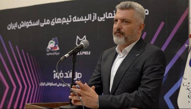 از حامی لباس تیم‌های ملی اسکواش رونمایی شد