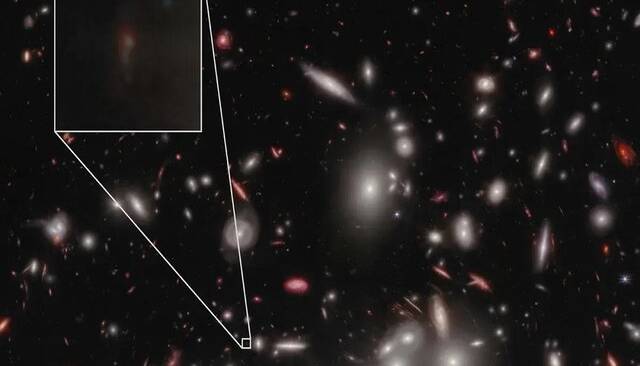 رصد کم‌نورترین کهکشان در کیهان اولیه توسط جیمز وب