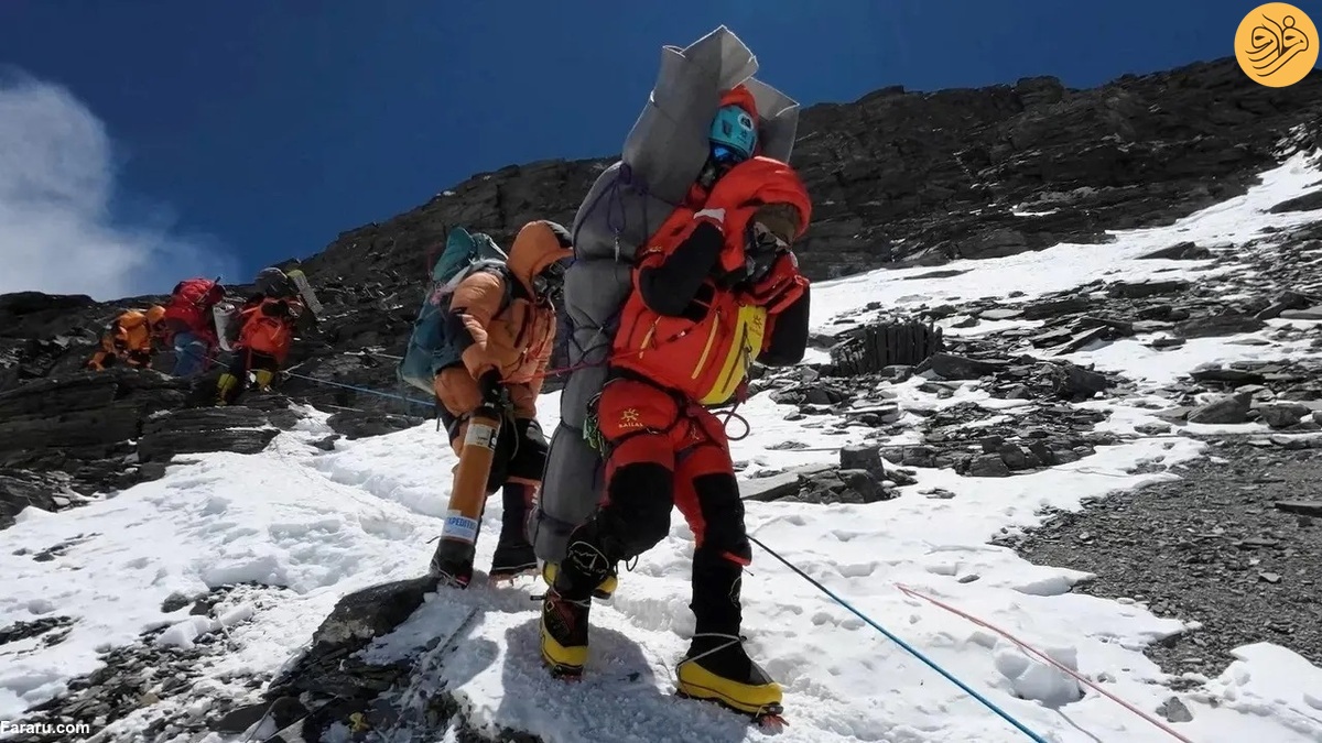 نجات غیرممکن یک کوهنورد از «نقطه مرگ»