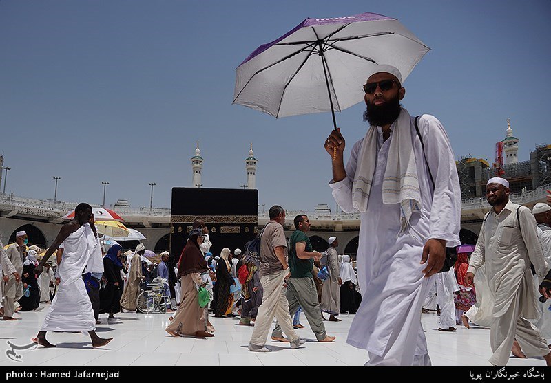 عکس/ انجام مناسک حج در مسجدالحرام