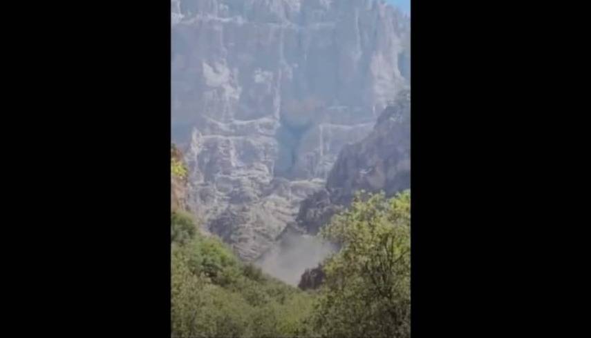 ویدئو/ لحظه‌ ریزش کوه دره عشق و فوت 4 گردشگر شیرازی