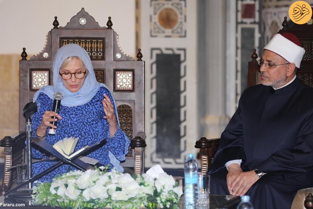 حجاب جیل بایدن؛ همسر رییس‌جمهور آمریکا در مسجد الازهر