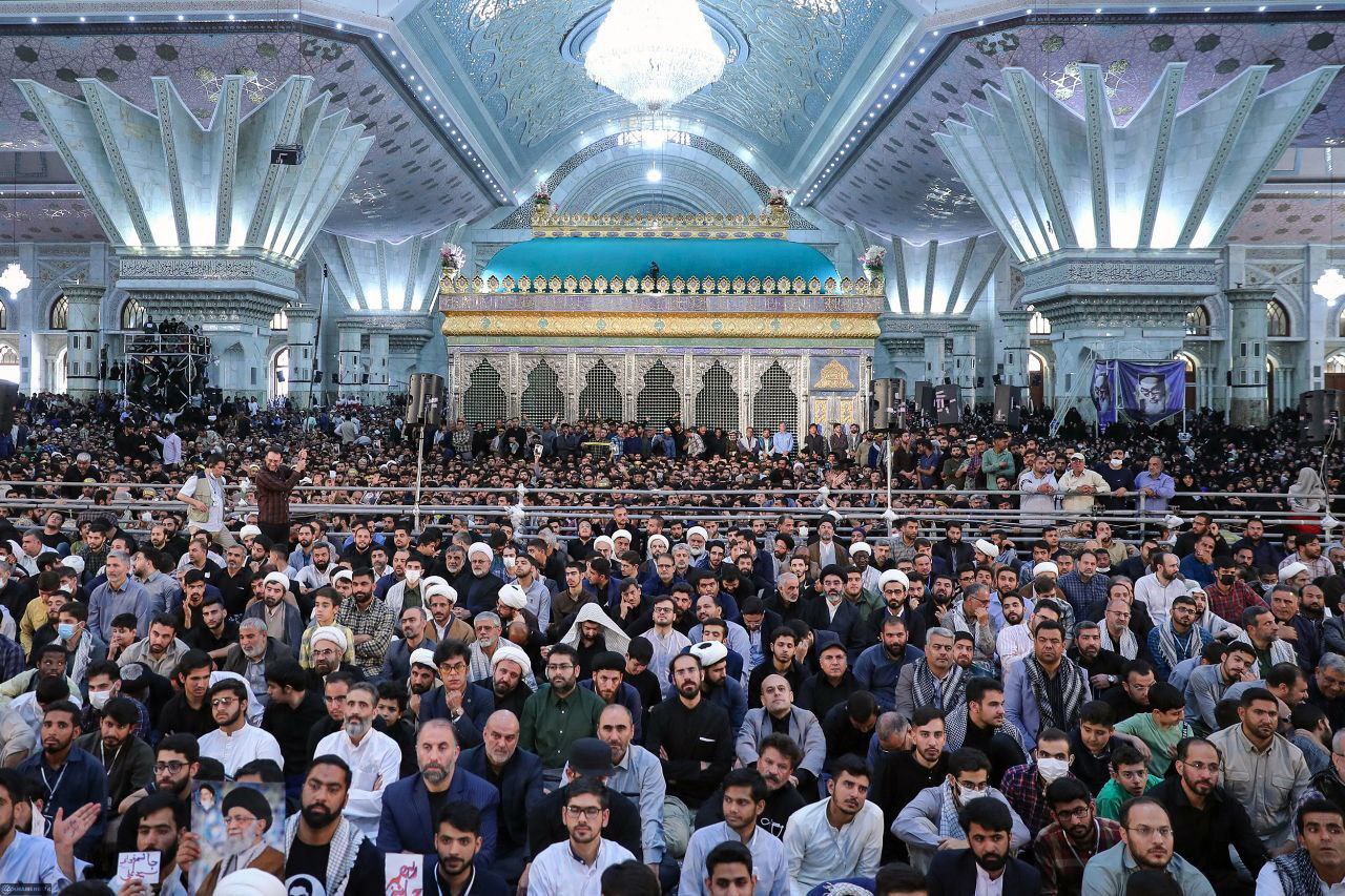 عکس/ سخنرانی رهبر انقلاب در مراسم سالگرد ارتحال امام خمینی(ره)