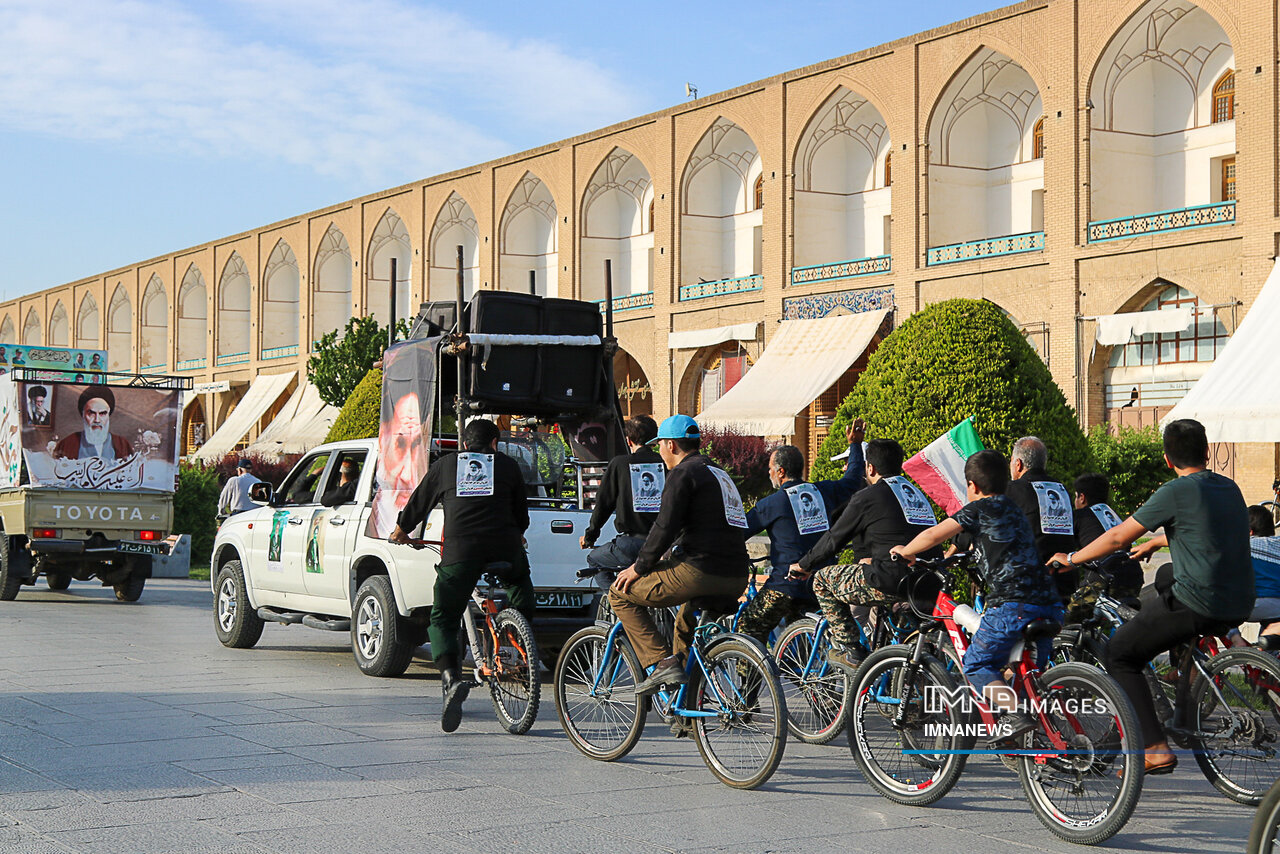 همایش دوچرخه سواری «عاشقان حسینی، رهروان خمینی» در اصفهان 