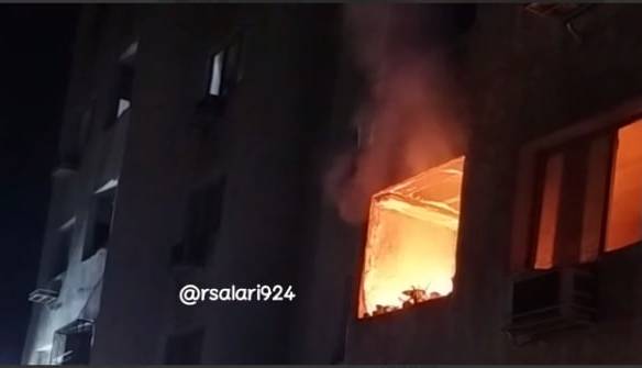 ویدئو/ آتش‌سوزی یک واحد مسکونی در بندرعباس