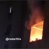 ویدئو/ آتش‌سوزی یک واحد مسکونی در بندرعباس