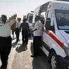 مصدوم شدن ۱۲ نفر در حادثه رانندگی در خوزستان