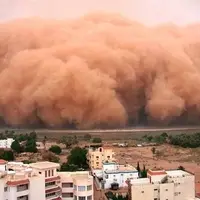 طوفان گرد و غبار در هند