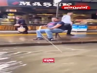 روش انتقادی یک شهروند ترک برای آبگرفتگی خیابانهای آنکارا
