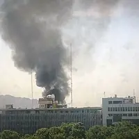 انبار چسب بازار تهران طعمه حریق شد